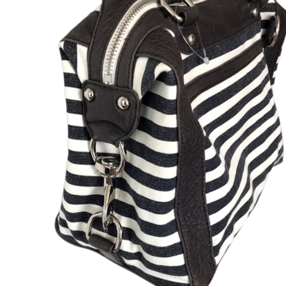 REBECCA MINKOFF Mini MAB Canvas Satchel Handbag - Picture 8 of 15